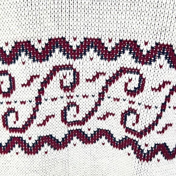 JCPENNEY Womens 70s Chunky Knit Shawl Collar Cardigan Sweater Sz M Cabin Cozy - Picture 2 of 10